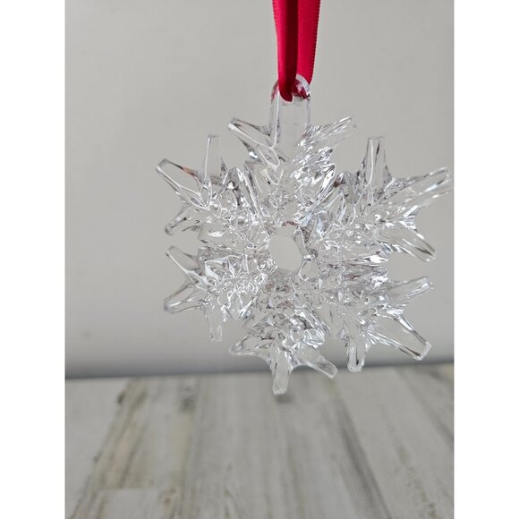 Waterford snowflake 2013 snowstar annual crystal ornament tree Xmas - Picture 1 of 6